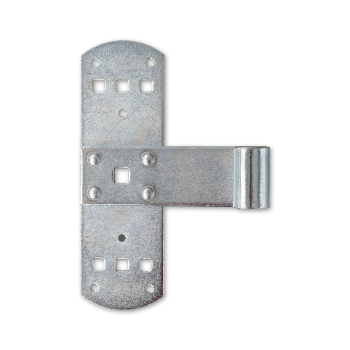 Kreuzband mit Zierlochung, Stahl verzinkt, 160 × 50 × 2 mm: Produktansicht