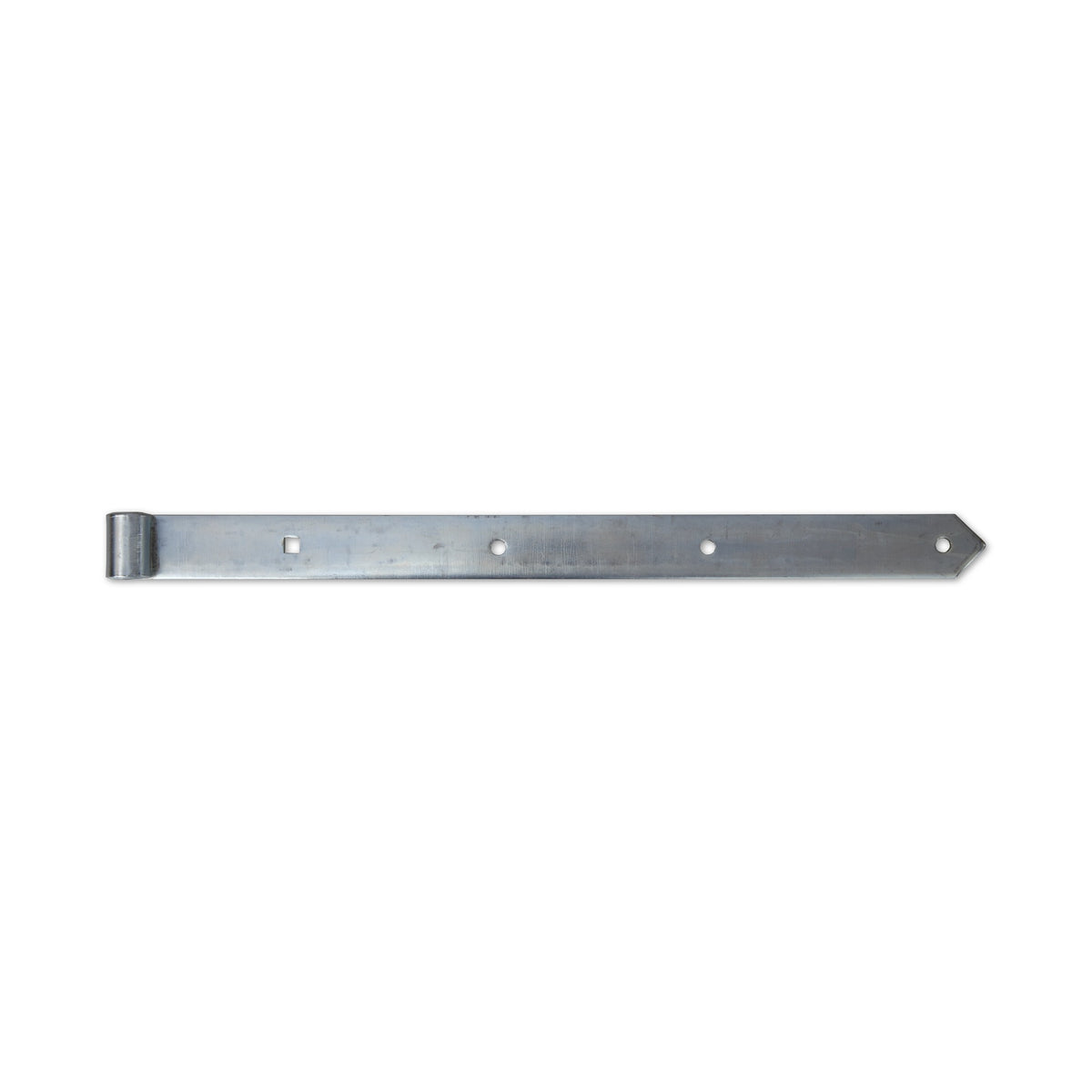 Ladenband halbschwer, Stahl verzinkt, 38 × 5 mm, Bolzen 13 mm: Produktansicht