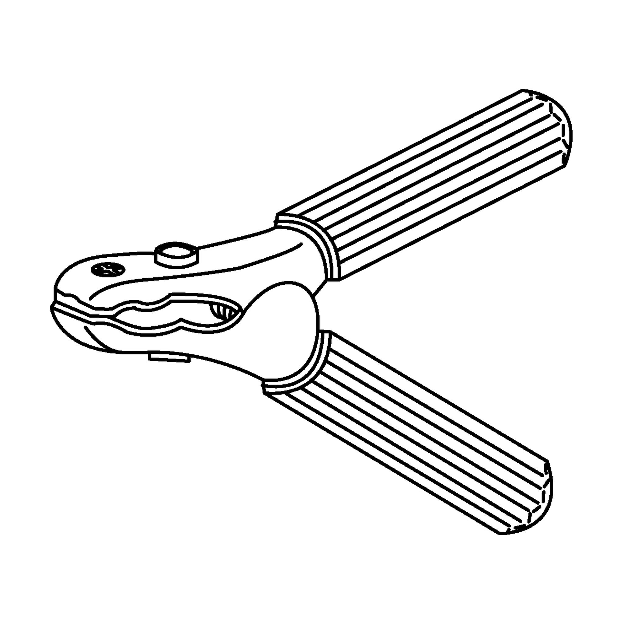 Ladezange, vollisoliert, 100 A, 160 mm: Produktansicht