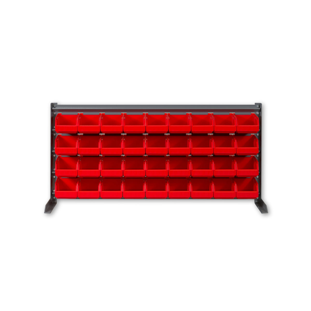 Lagerboxenregal mit 36 Lagerboxen, 400 × 1.025 × 160 mm: Produktansicht