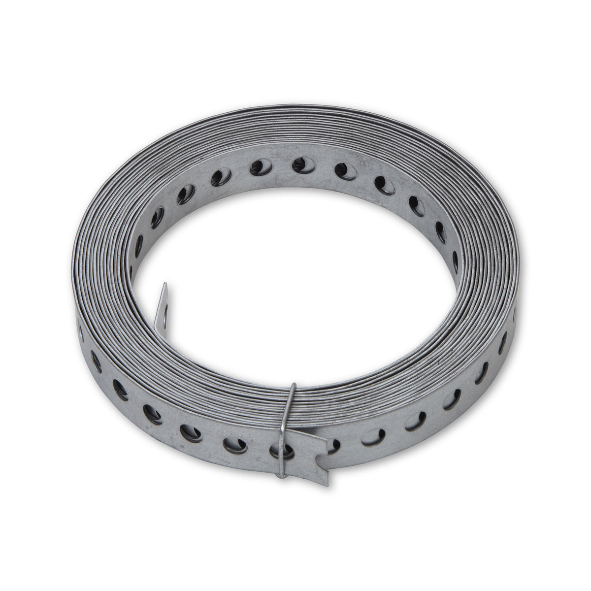 Montagelochband ohne Randlochung, Stahl verzinkt, 0,75 mm: Produktansicht