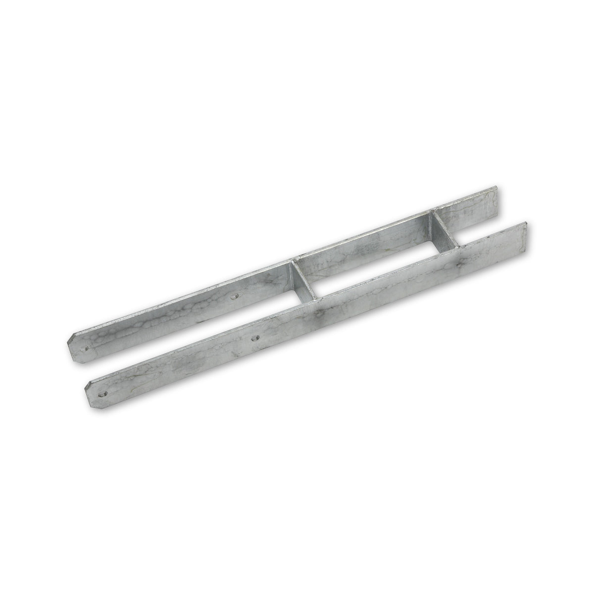 Pfostenanker H-Form, Stahl feuerverzinkt, Länge 600 mm, 5,5 mm: Produktansicht