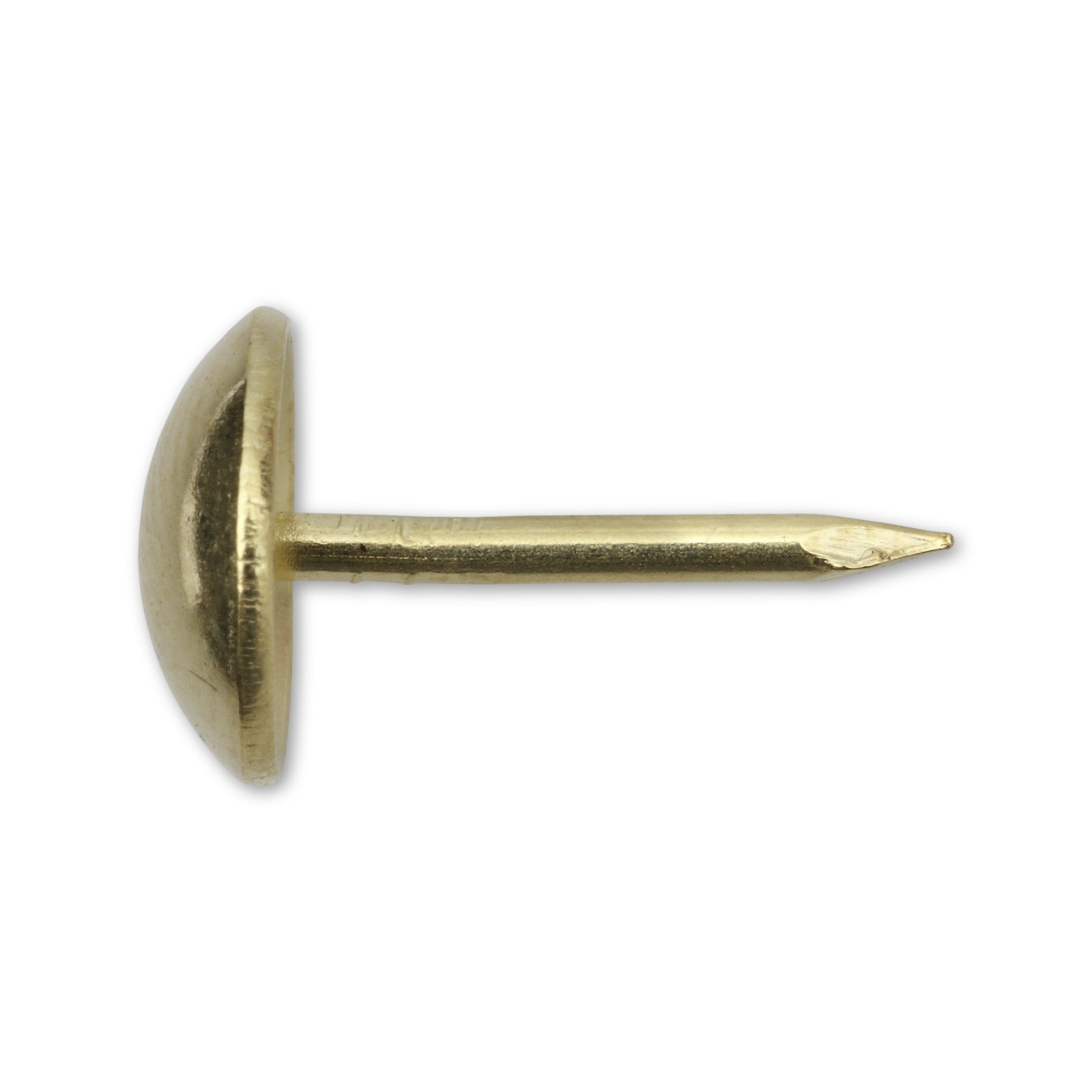 Polsternagel Halbrundkopf, Stahl vermessingt, 9 × 13 mm: Produktansicht