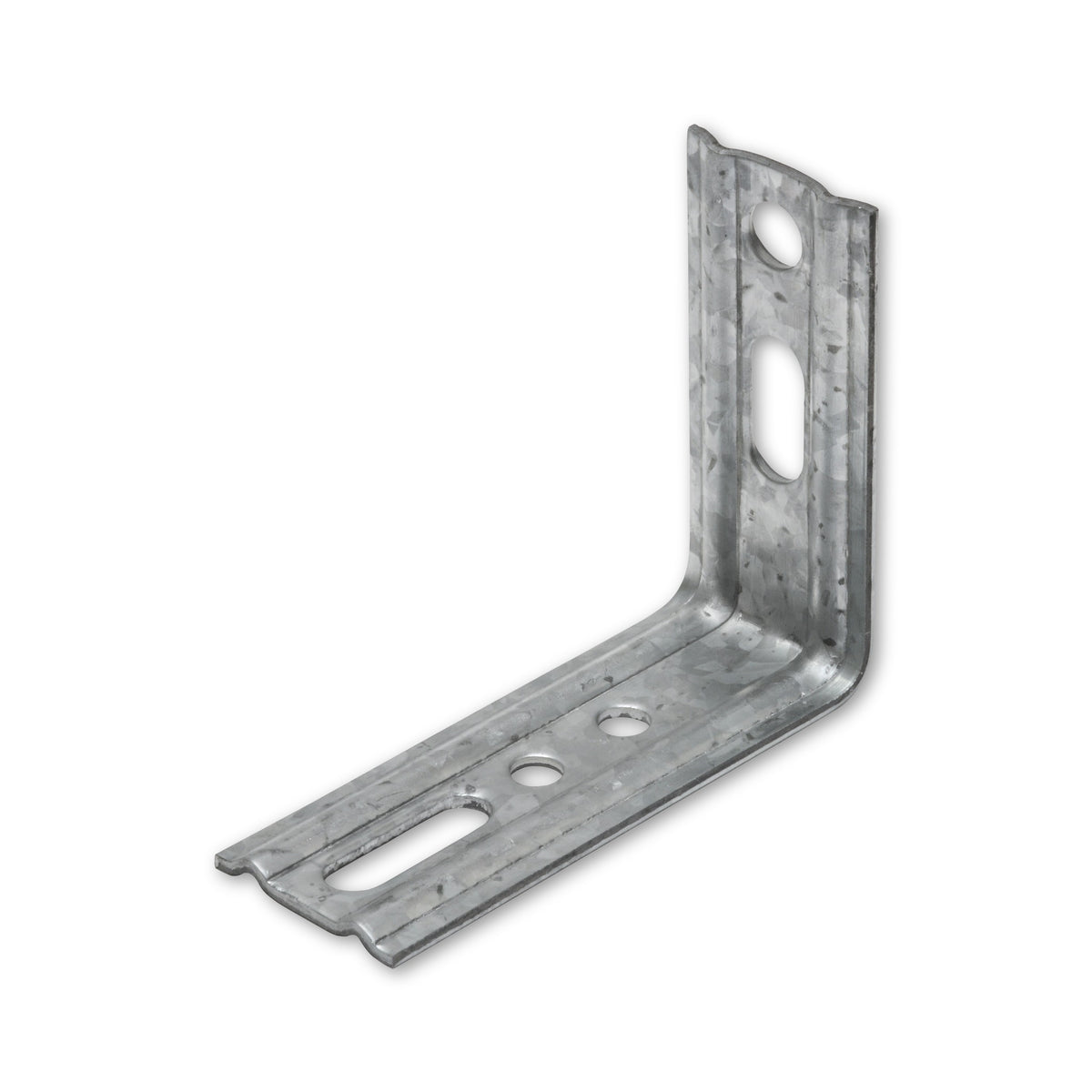 Rahmenwinkel mit Wulst 90 Grad, Stahl verzinkt, 65 × 30 × 2 mm: Produktansicht