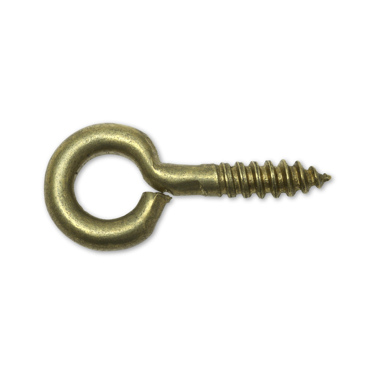 Ringschraube mit Holzgewinde, Messing: Produktansicht