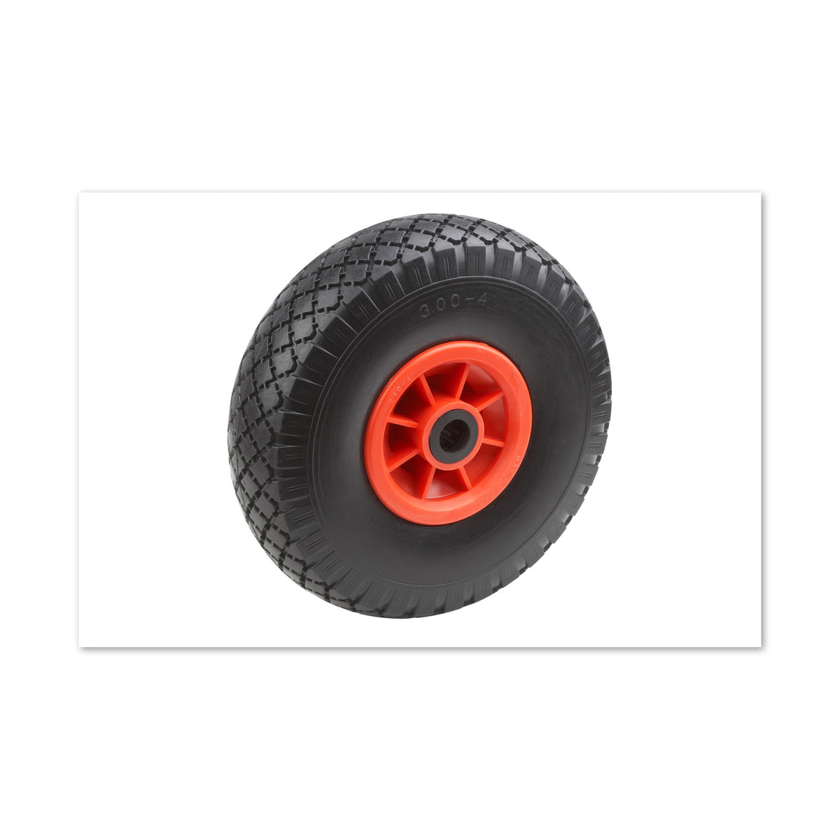 Sackkarrenrad pannensicher rot, Polyurethan und PVC, 260 mm: Produktansicht