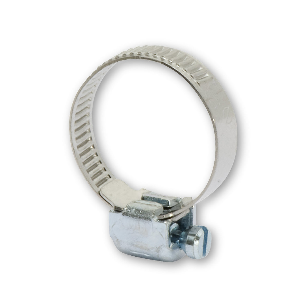 Schlauchschelle Mini W2, Edelstahl A2 und Stahl, Bandbreite 5 mm: Produktansicht