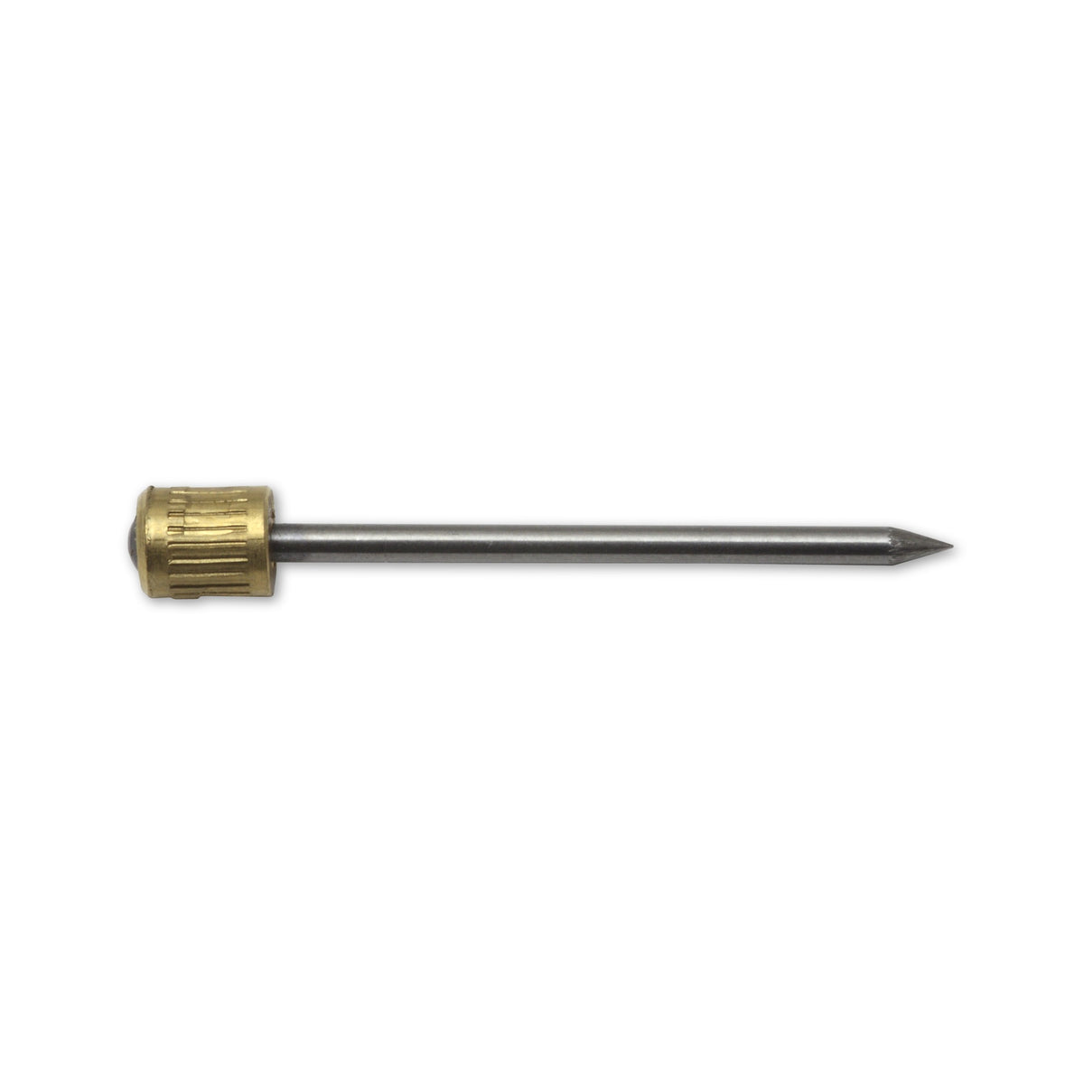 Stahlnadel für Wandhaken, Messingkopf, 1,2 × 26 mm, 12-teilig: Produktansicht