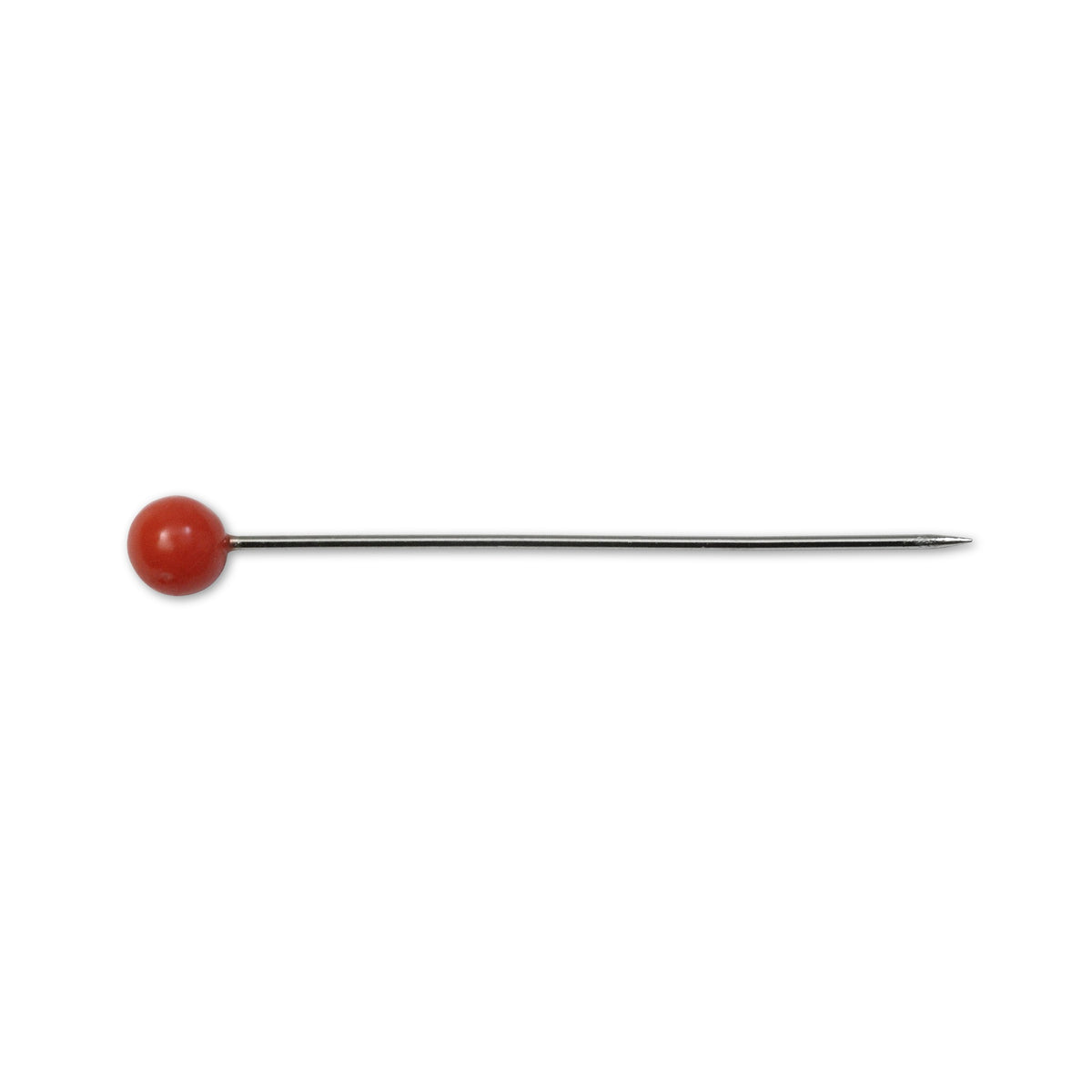 Stecknadel mit buntem Kunststoffkopf, Stahl, 0,6 × 32 mm: Produktansicht
