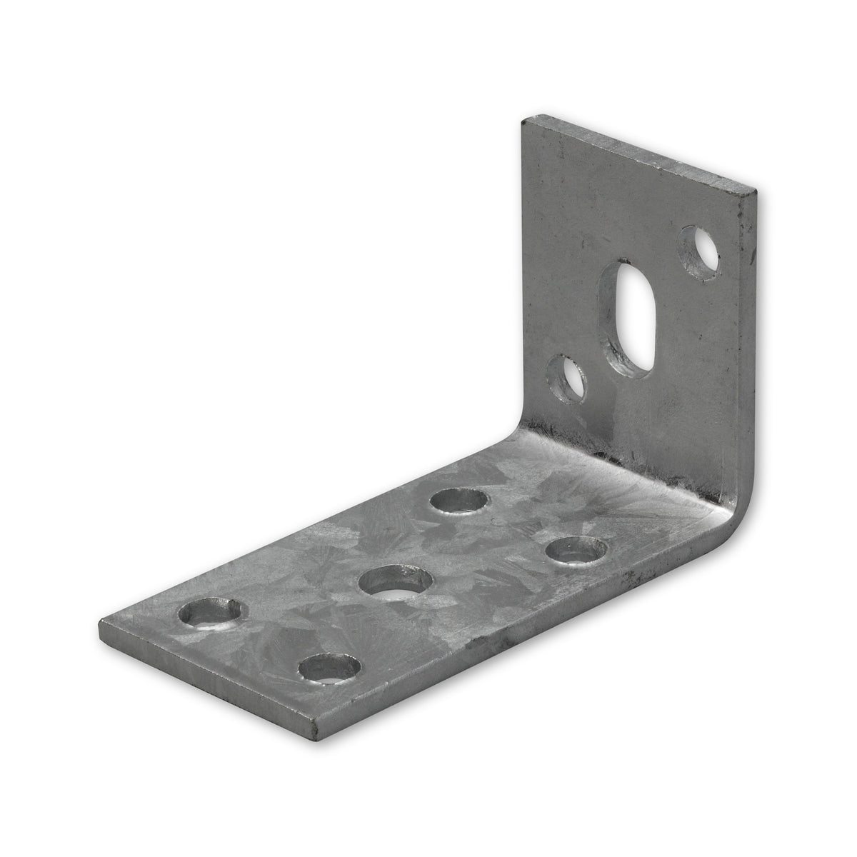 Stützenschuh L-Form zum Aufschrauben, feuerverzinkt, 60 × 115 mm: Produktansicht