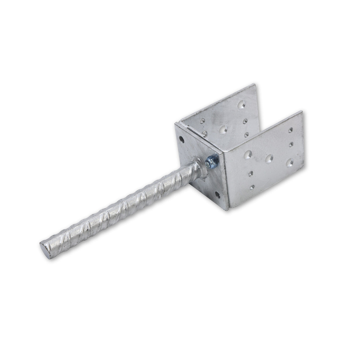 Stützenschuh U-Form seitenverstellbar, Stahl verzinkt, 65 bis 155 mm: Produktansicht