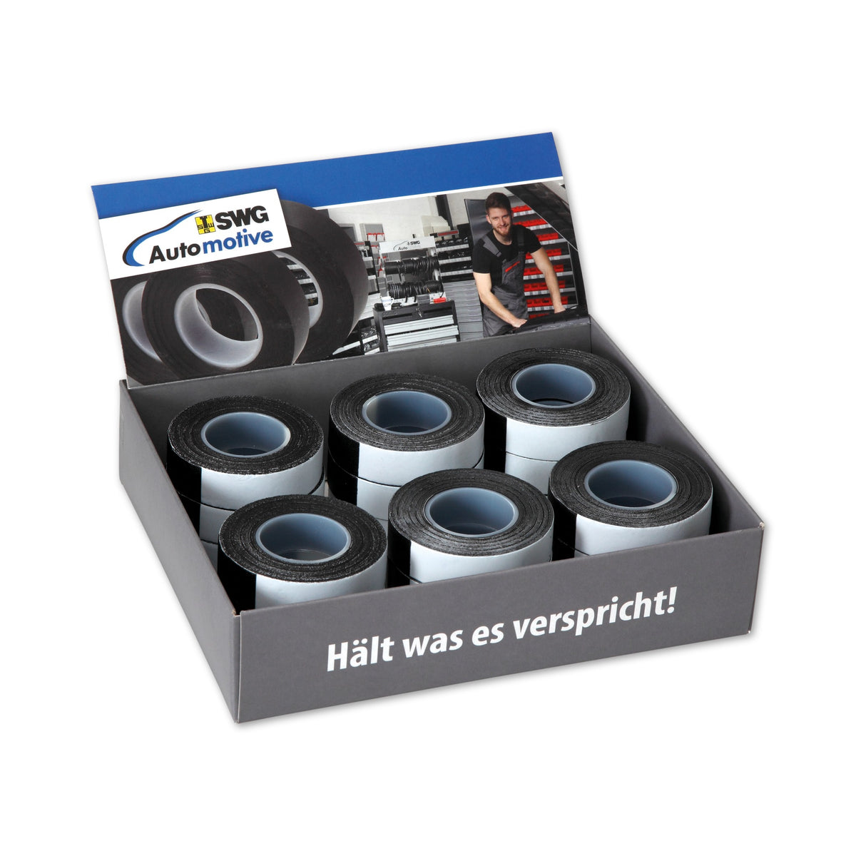 Thekenaufsteller Pannenband selbstverschweißend, 19 mm × 5 m: Produktansicht