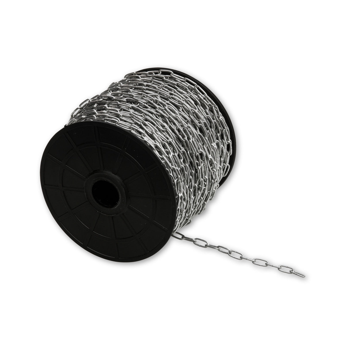 Uhrkette, Stahl verzinnt, 1,1 mm, Teilung 7 mm, Meterware: Produktansicht
