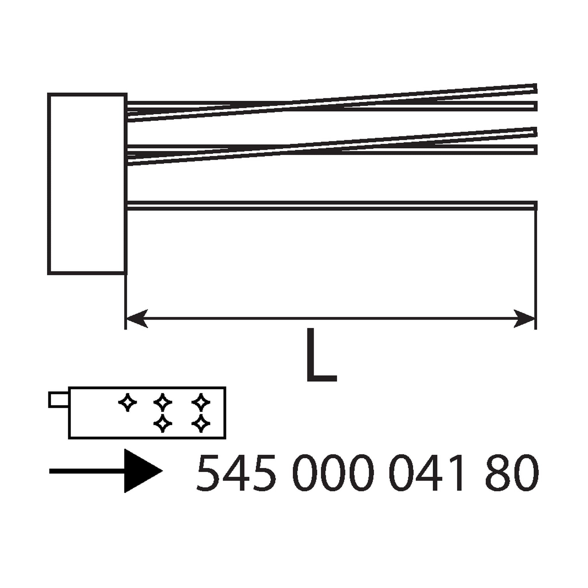 Universal-Stromanschlussadapter, 5-polig, 200 mm: Produktansicht