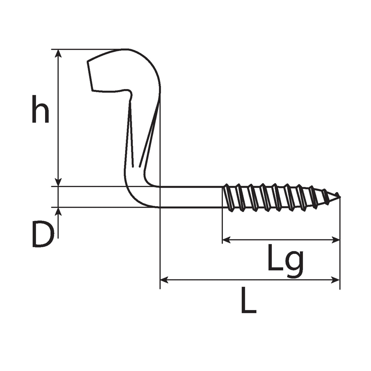 Wiener Vorreiber zum Verriegeln, Stahl verzinkt, 40 × 29 mm: Produktansicht